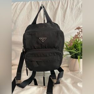 Prada Black Mini Backpack